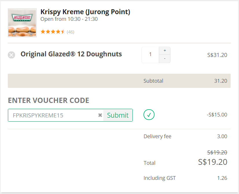 Krispy Kreme Promo