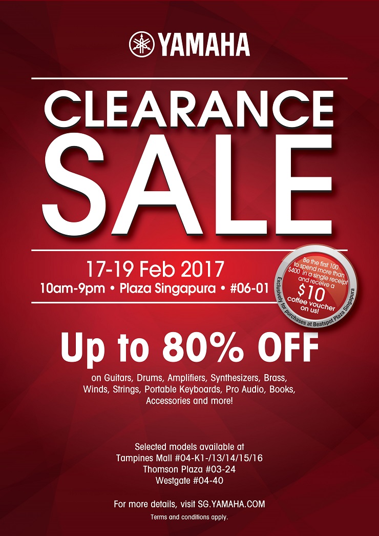 Yamaha Clearance Sale