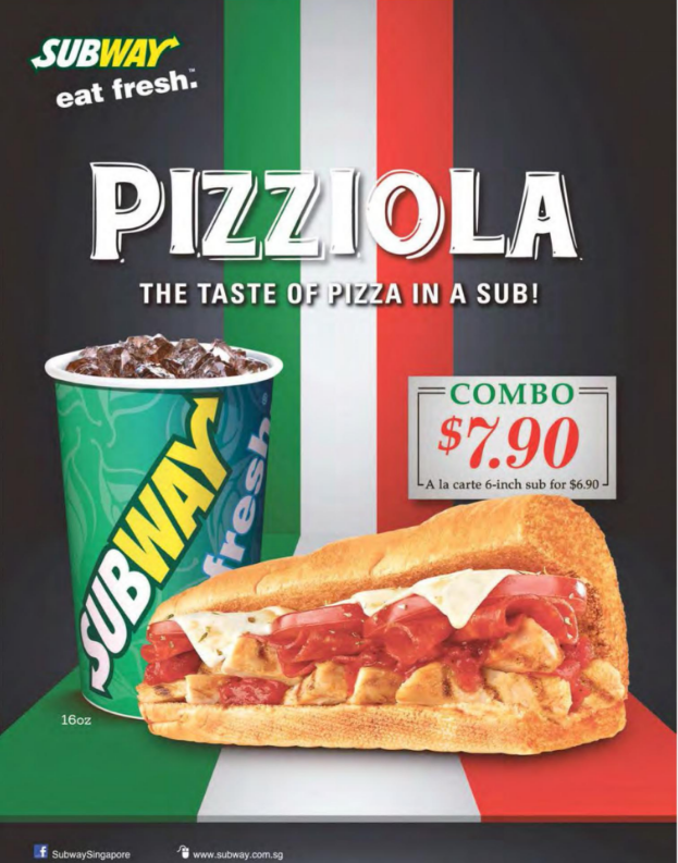 subway pizziola