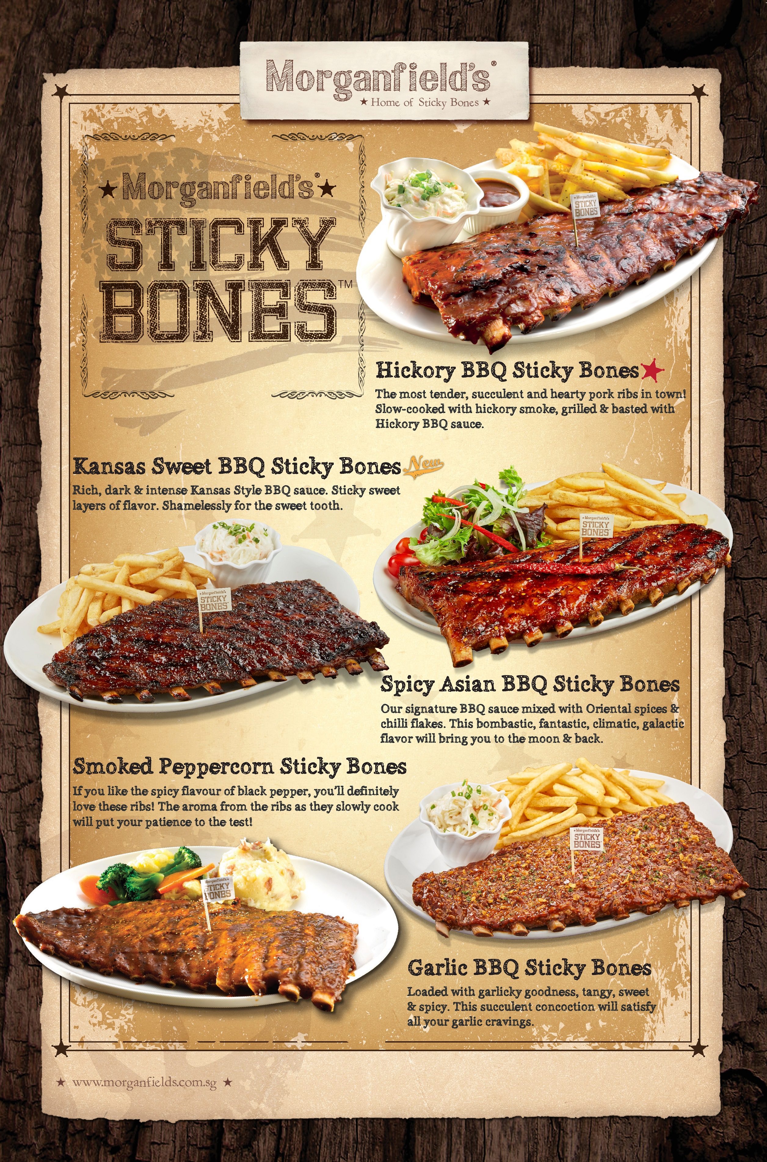 Morganfields SG Sticky Bones Poster (Nov 2017)