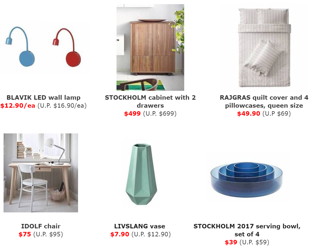 IKEA will be running a sale on your favourite home furnishing products ...