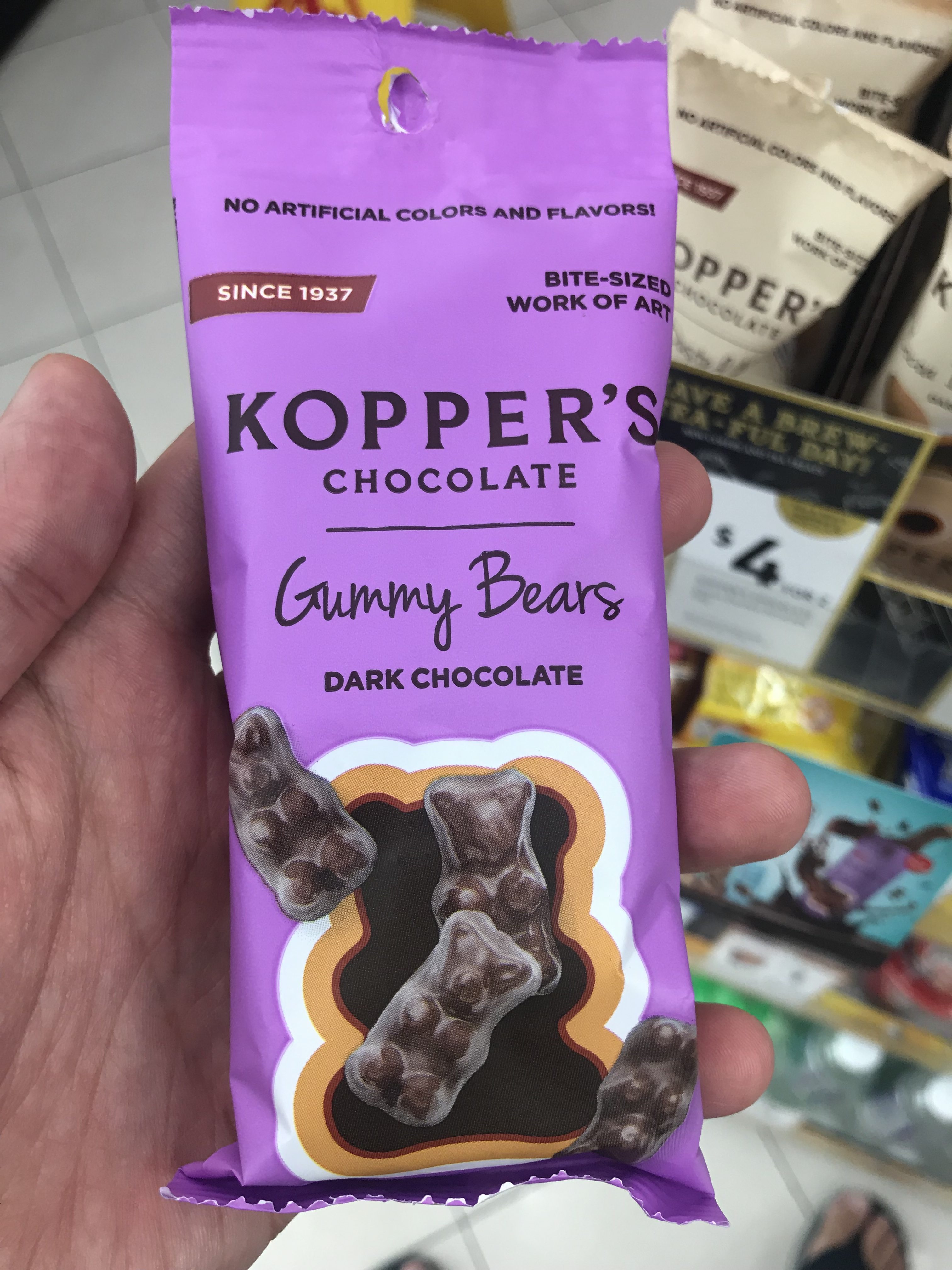 Chocolate-coated gummy bears now available at 7-Eleven at 2-for-$4 - 1