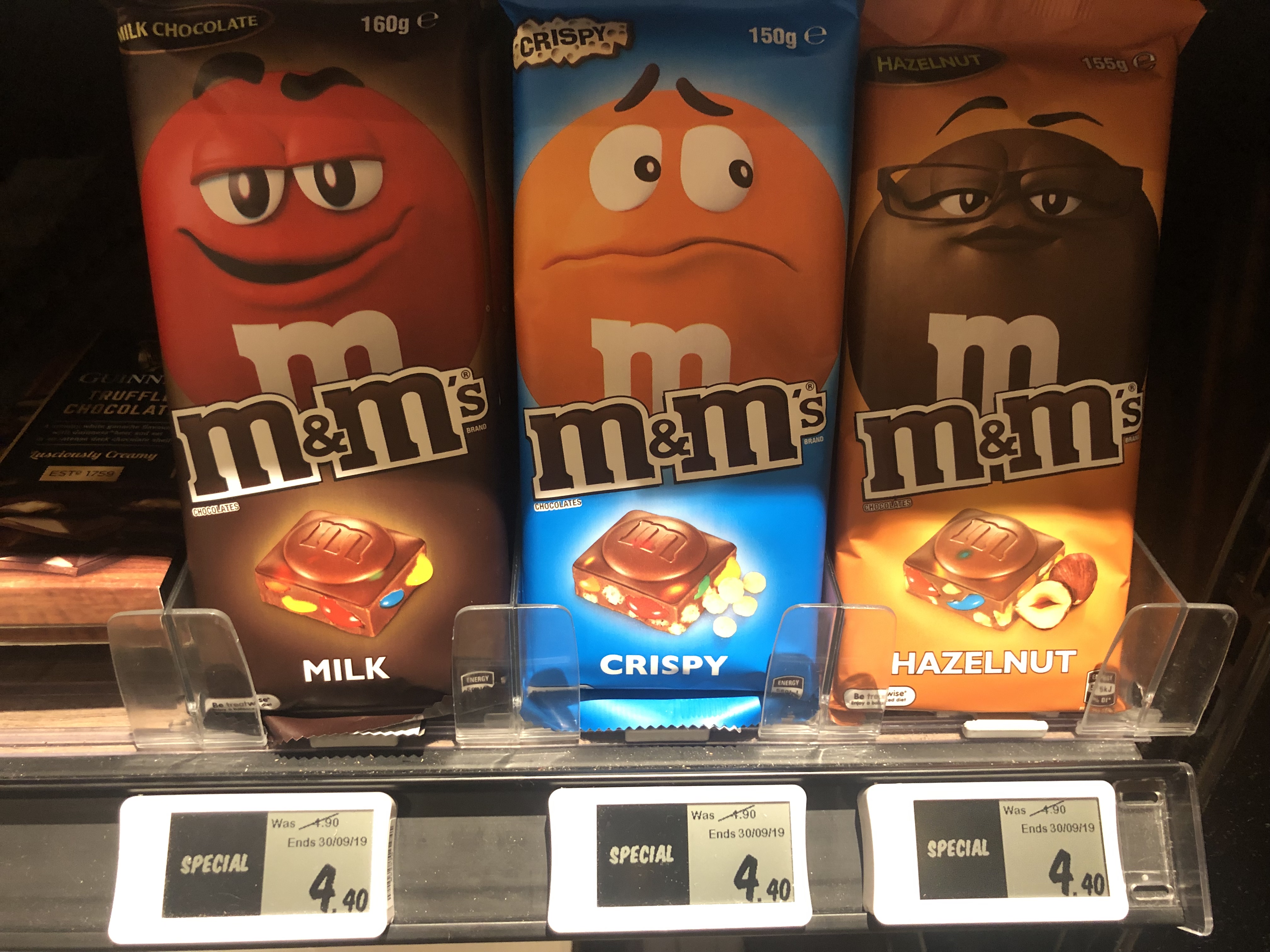 M&M’s Chocolate Bars now available at FairPrice for $4.40 - 1