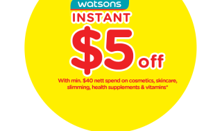 Watsons $5 off