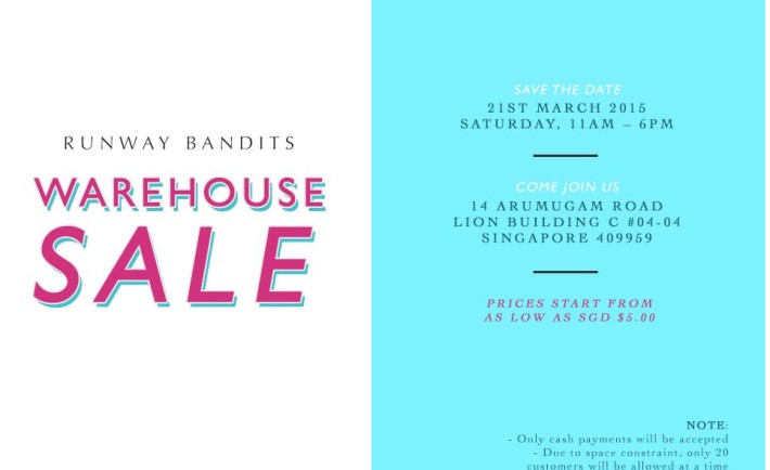 Runway Bandits Warehouse Sale