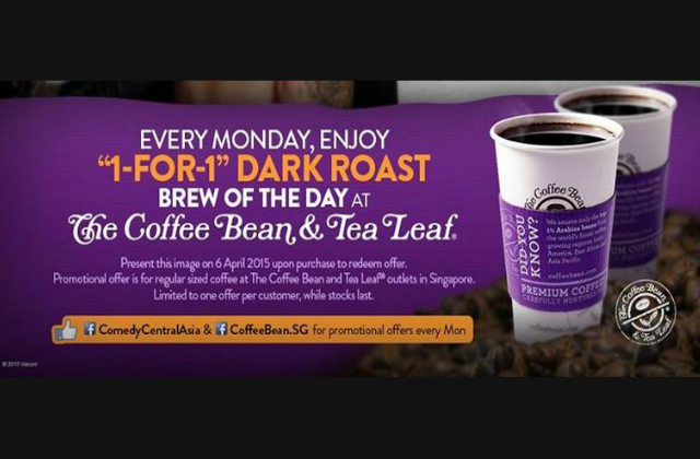 Coffee Bean 1 for 1 Dark Roast