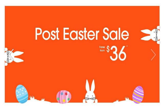 Jetstar Post Easter Sale