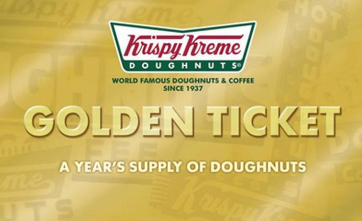 Krispy Kreme One Year Supply Doughnuts