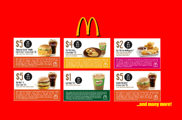 MacDonalds Discount Coupons