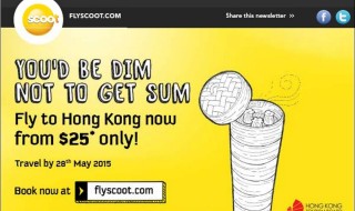 Scoot Hong Kong Promo