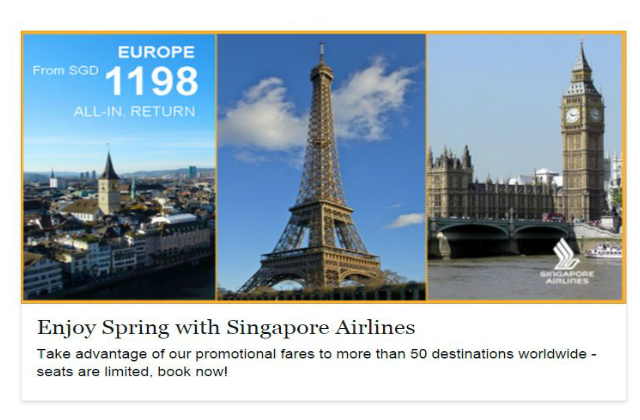 Singapore Airlines Spring Featured