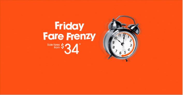 Jetstar Friday Fare Frenzy