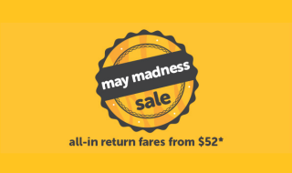 May Madness Sale Tigerair