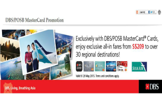 SilkAir DBS POSB MASTERCARD