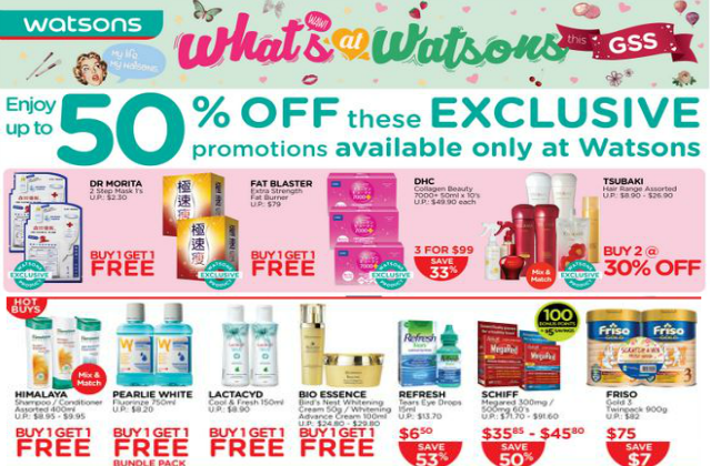 Watsons Promo 290515