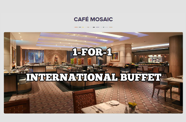 cafe mosaic buffet