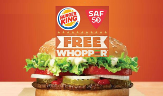 Burger King Free Whopper