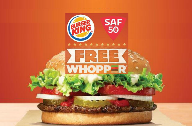 Burger King Free Whopper