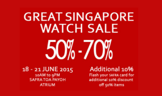 Great Singapore Watch Sale