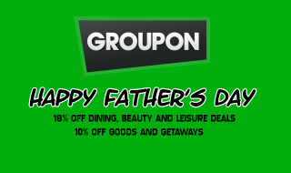 Groupon Father Day