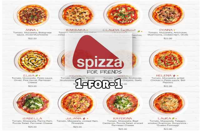 Spizza 1 for 1