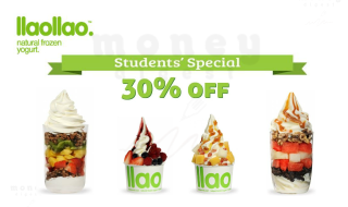 llaollao student pricing