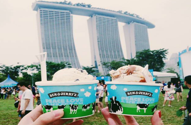 Singtel Ben Jerry Giveaway