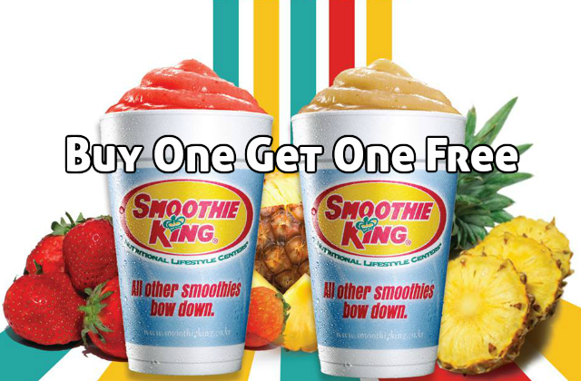 Smoothie King Buy One Get One Free