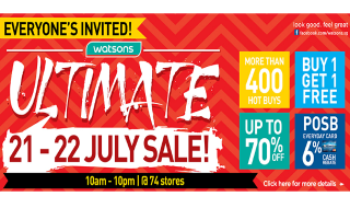 Ultimate Watsons Sale 21 22 July 2015