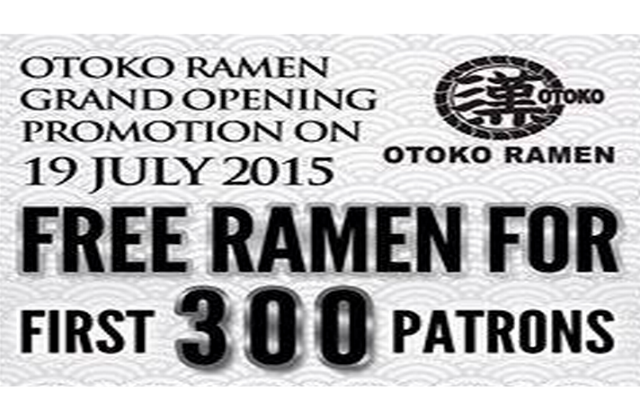 otoko ramen opening