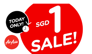AirAsia SGD 1 Sale