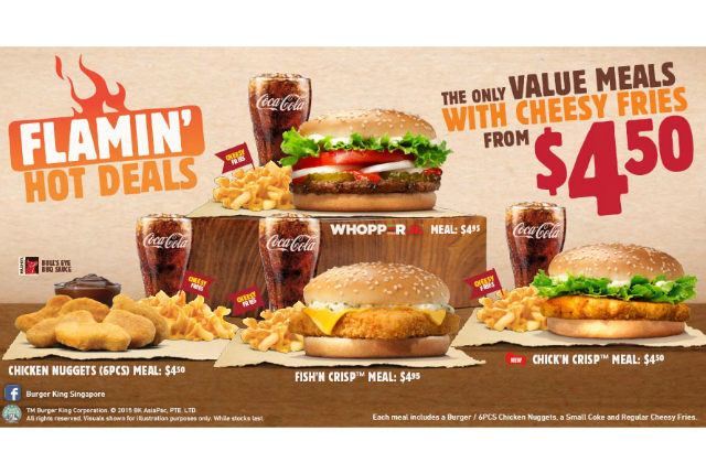 Burger King Flamin Hot Deals