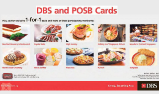 DBS POSB 1 for 1