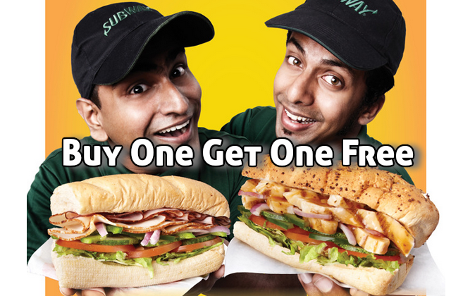 Subway Buy One Get One
