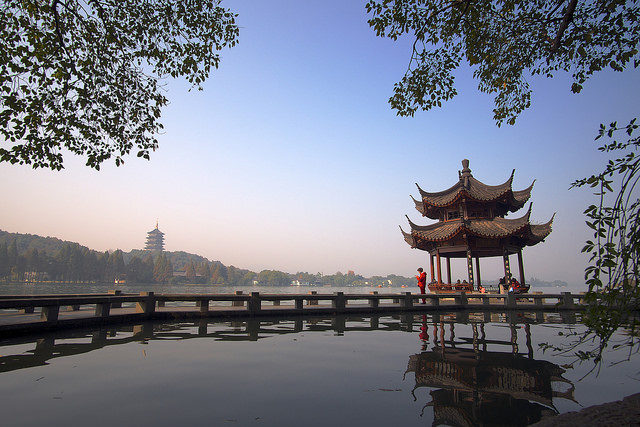 West Lake and Leifeng Tower.
