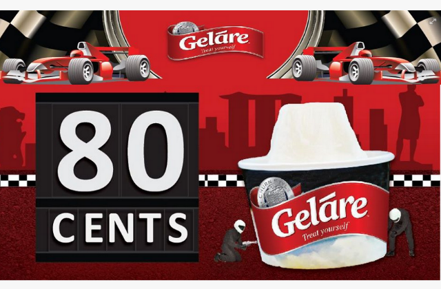 Gelare 80 Cents Ice Cream