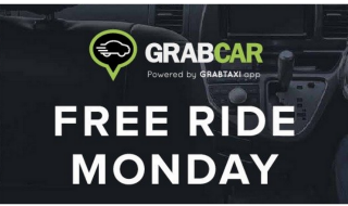 Grabcar Free Ride Monday