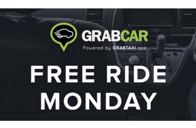 Grabcar Free Ride Monday