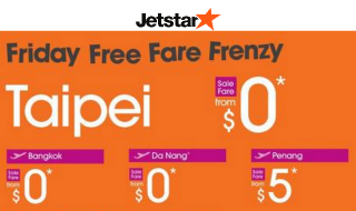 Jetstar Free Fare Frenzy