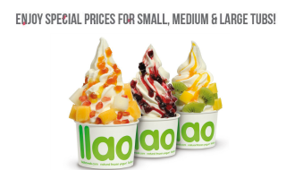 llaollao tub price
