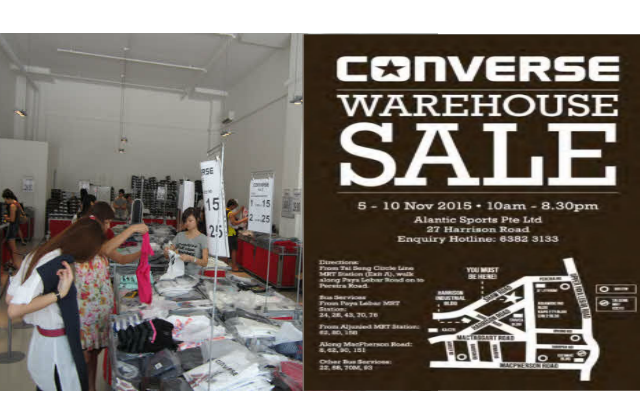 Converse Warehouse Sale 2015