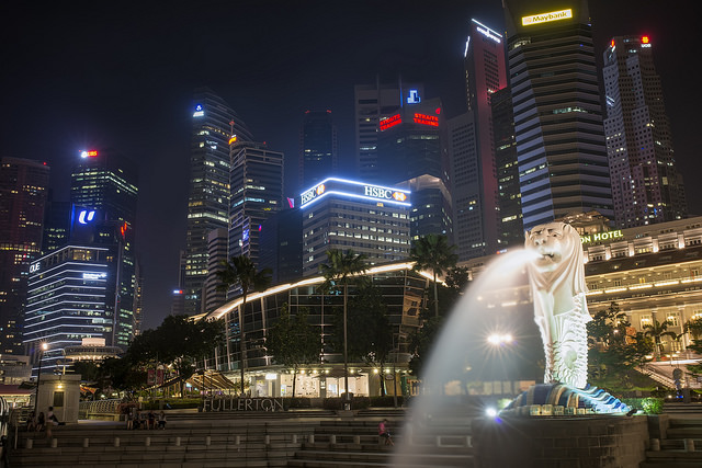 Singapore CBD Merlion