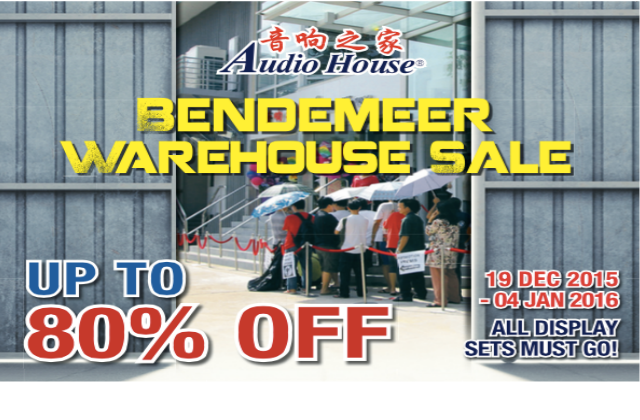 Audio House Bendemeer Warehouse Sale