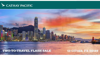 CATHAY PACIFIC TWO TO TRAVEL