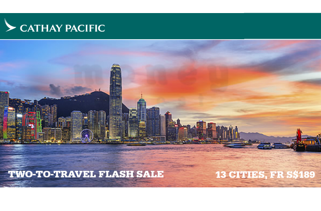 CATHAY PACIFIC TWO TO TRAVEL