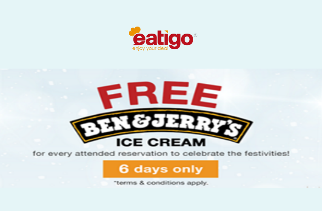 Eatigo Ben Jerry Ice Cream