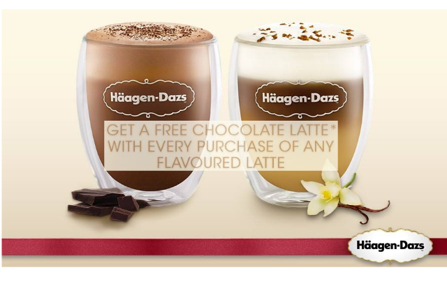 Haagen Dazs 1 for 1 Latte