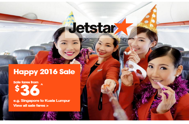 Jetstar Happy 2016 Sale