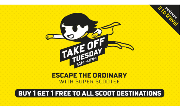 Scoot Take Off Tuesday 1 for 1