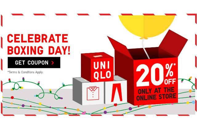 Uniqlo Boxing Day 2015